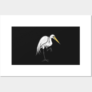 Great Egret Posters and Art